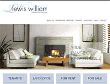 Tablet Screenshot of lewiswilliam.co.uk